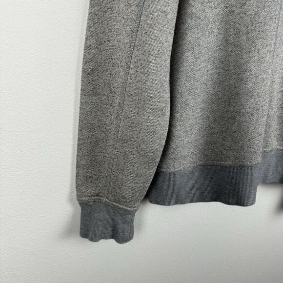 Lululemon Full Zip Hoodie Men’s Medium Grey French Terry Sweatshirt Heather - Picture 9 of 10